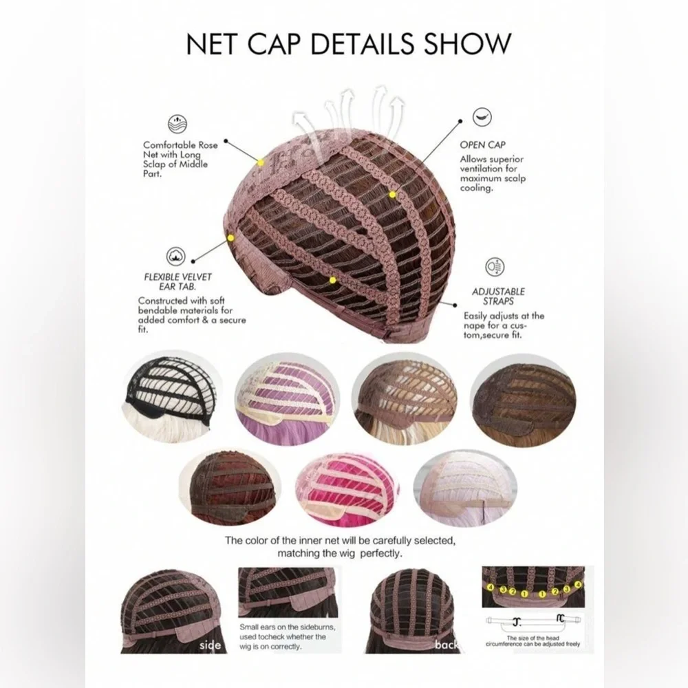 20 In Layered Dark roots Blonde Side Bangs Wig